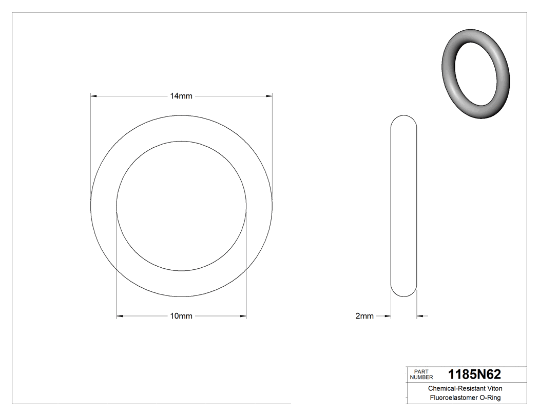 Technical drawing - 1185N62